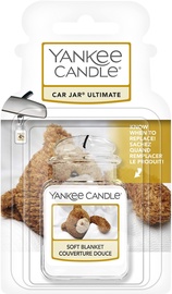 Oсвежитель воздуха для автомобилей Yankee Candle Car Jar Ultimate Soft Blanket, 12 г
