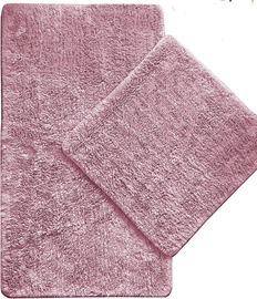 Vannasistabas paklājiņu komplekts Foutastic Cotton Basic 510CHL1262, rozā, 100 cm x 60 cm