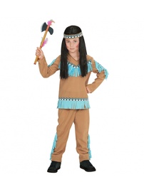 Kostüüm lastele Widmann Indian, pruun, polüester, 104 cm