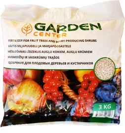 Удобрения для фруктовых деревьев Garden Center, гранулированные, 3 кг