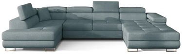 Stūra dīvāns Rodrigo Cover 70, zila, kreisais, 202 x 345 cm x 90 cm