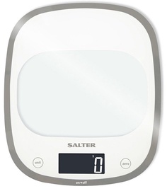 Электронные кухонные весы Salter Curve Glass 1050 WHDR, белый