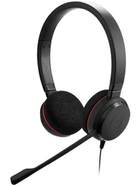 Laidinės ausinės Jabra Evolve 20 Stereo UC USB-C, juoda