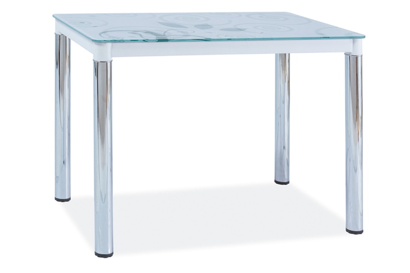 Обеденный стол Modern Damar II, белый, 100 см x 60 см x 75 см