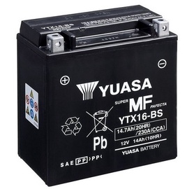 Аккумулятор Yuasa YTX16-BS, 12 В, 14 Ач, 230 а