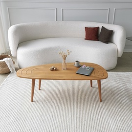 Журнальный столик Kalune Design Sweet, коричневый, 50 см x 115 см x 38 см
