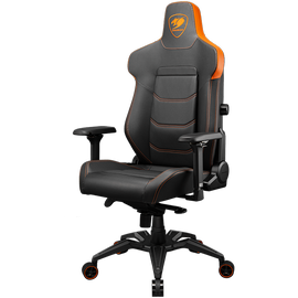 Игровое кресло Cougar Gaming Armour Evo, 57 x 53 x 60 см, черный/oранжевый