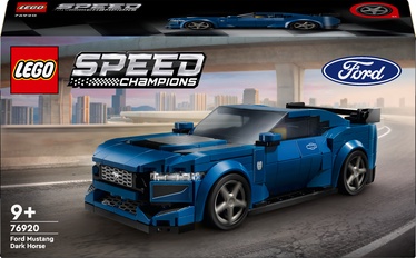 Konstruktors LEGO® Speed Champions Ford Mustang Dark Horse sporta auto 76920