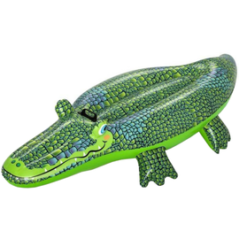 Pripučiamas plaustas Bestway Crocodile 41477 2209, žalias, 152 cm x 71 cm