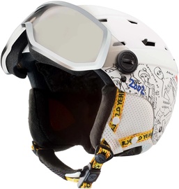 Шлем Rossignol Allspeed Visor IMP Photochromic JCC, белый/многоцветный, L