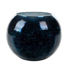 Цветочный горшок Verre 2, стекло, 15 см, Ø 15 см x 15 см, темно-синий
