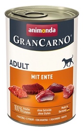 Mitrā barība (konservi) suņiem Animonda GranCarno Adult, pīles gaļa, 0.4 kg
