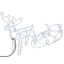 Декорация Springos Reindeer, 600 мм, 2.1 м, 288 LED, белый