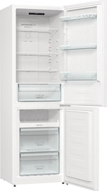Холодильник Gorenje NRK6191PW4, морозильник снизу
