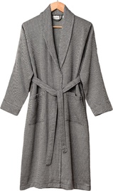 Халат Foutastic Likya 192DCH1108, черный, S/M