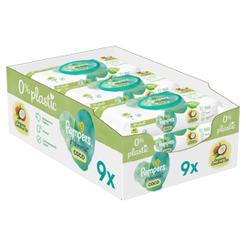 Drėgnos servetėlės Pampers Harmonie Coconut, 378 vnt.