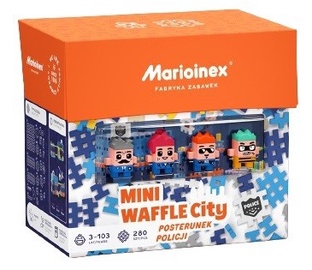 Konstruktor Marioinex Mini Waffle Police station 905852, plastik