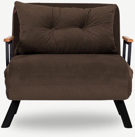 Dīvāns-gulta Hanah Home Sando 1-Seat Sofa Bed, brūna, 78 x 60 cm x 78 cm