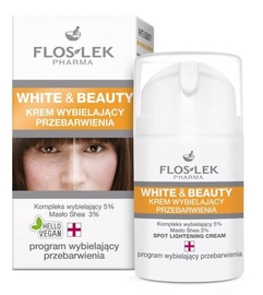 Sejas krēms sievietēm Floslek White & Beauty, 50 ml