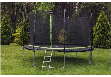 Батут Lean Sport Pro 12, 366 см, с защитной сеткой, с лестницей
