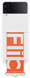 Ümbris Samsung Silicone Cover with Strap, Samsung Galaxy Flip 4, valge