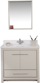 Комплект мебели для ванной Kalune Design Superior 36, бежевый, 54 x 90 см x 86 см