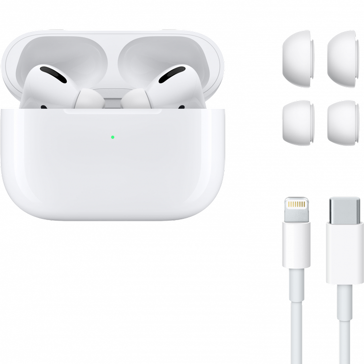 Беспроводные наушники Apple AirPods Pro 2019 Gen 1 in-ear, белый