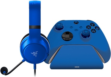 Игровые наушники Razer Kaira X + Charging station for Xbox Controller Duo, синий