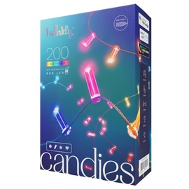 Гирлянда лампочек Twinkly Candies TWKC200RGB-G, 12 м, многоцветный, 200 LED