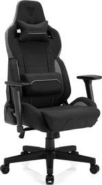 Spēļu krēsls SENSE7 Sentinel 8148252, 72 x 57 x 120 - 128 cm, melna/pelēka