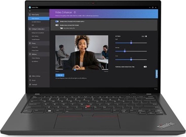 Portatīvais dators Lenovo ThinkPad T14 Gen 4 21HD003VPB PL, i5-1335U, 16 GB, 512 GB, 14 ", Intel Iris Xe Graphics, melna