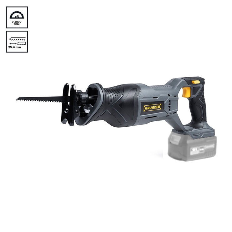 Bezvadu lineārais zāģis Grunder RS-L1118, 18 V