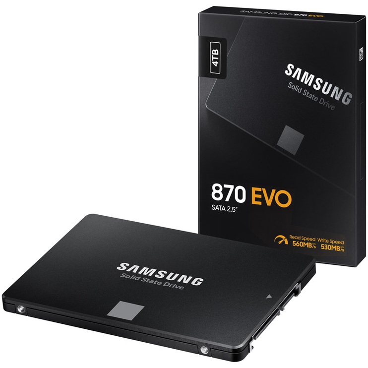 Cietais disks (SSD) Samsung 870 EVO, 2.5", 4 TB