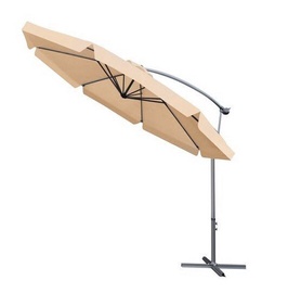 Садовый зонт от солнца Large Garden Umbrella, 300 см, бежевый