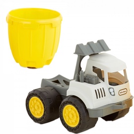 Rotaļu traktors Little Tikes 2in1 Dirt Diggers Cement Mixer 650536E5C/650574, balta/dzeltena