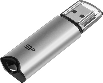 USB-накопитель Silicon Power Marvel M02, серебристый, 16 GB