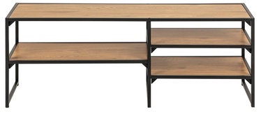 ТВ стол Actona Seaford 62322, коричневый/черный, 330 мм x 1200 мм x 460 мм