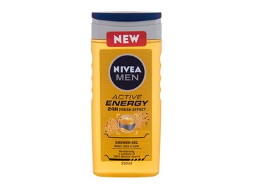 Очищающий гель Nivea men active energy, 250 мл