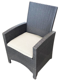 Садовый стул Besk, серый, 54 см x 61 см x 93 см