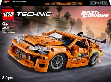 Konstruktor LEGO® Technic Fast and Furious Toyota Supra MK4 42204, 810 tk