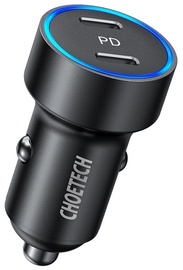 Зарядное устройство Choetech C0054, 2 x USB-C, черный