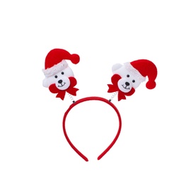 Обруч для волос Christmas Touch MK-001, красный/многоцветный, 200 мм x 190 мм x 50 мм, пластик
