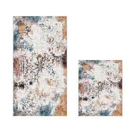 Vannitoamattide komplekt Foutastic 510609 299ANR1687, mitmevärviline, 600 mm x 1500 mm