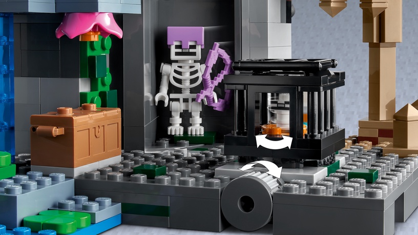Konstruktors LEGO Minecraft Skeleta pazemes cietums 21189