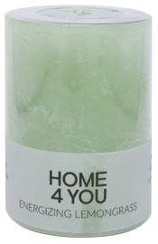 Svece, aromātiskā Home4you Scented Candle Energizing Lemongrass, 40 h, 95 mm