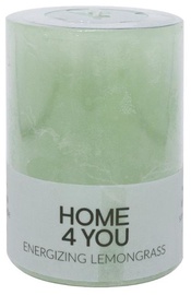 Свеча, ароматическая Home4you Scented Candle Energizing Lemongrass, 40 час, 95 мм