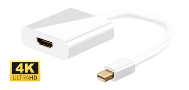 Adapteris MicroConnect Mini DisplayPort, HDMI, balta
