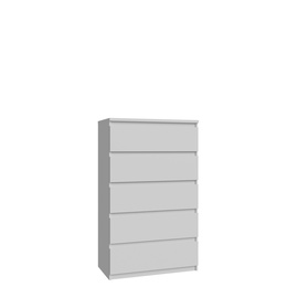 Kummut Domoletti CHLK45-U42, valge, 77.2 x 42.2 cm x 128.1 cm