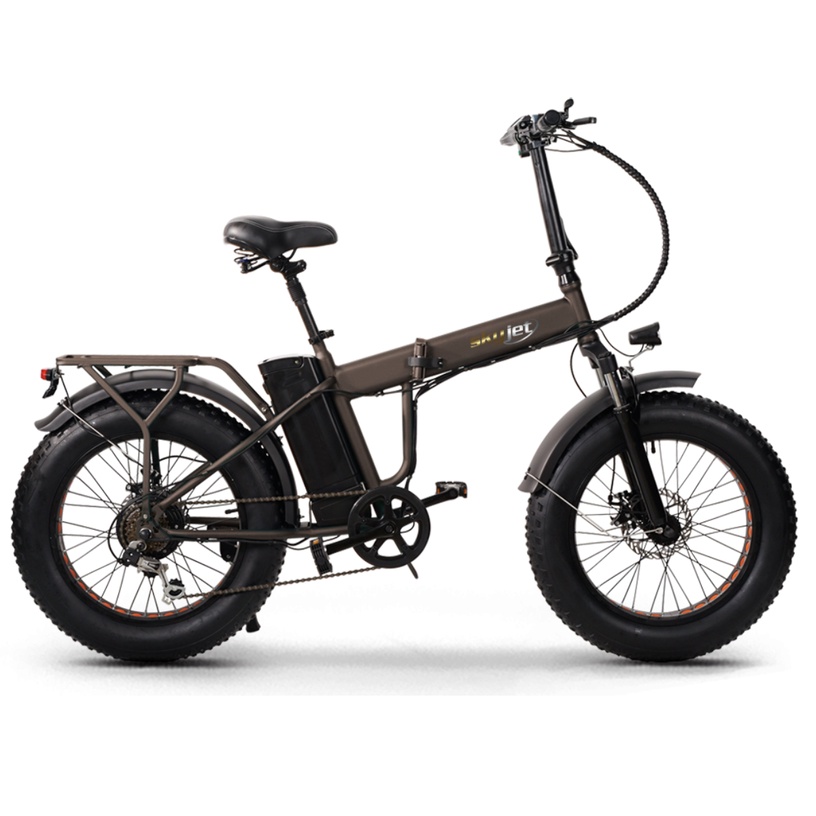 Электрический велосипед Skyjet Nitro, 20″, 250 Вт, 10 Ач, коричневый