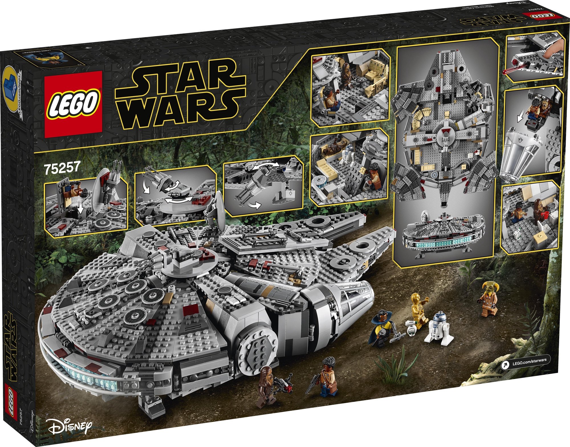 skywalker millennium falcon lego